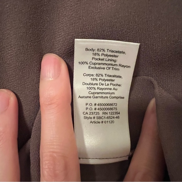 BNWT Aritzia Babaton Clancy Pant Wide Leg Full Length High Rise Size 4 - Picture 13 of 14